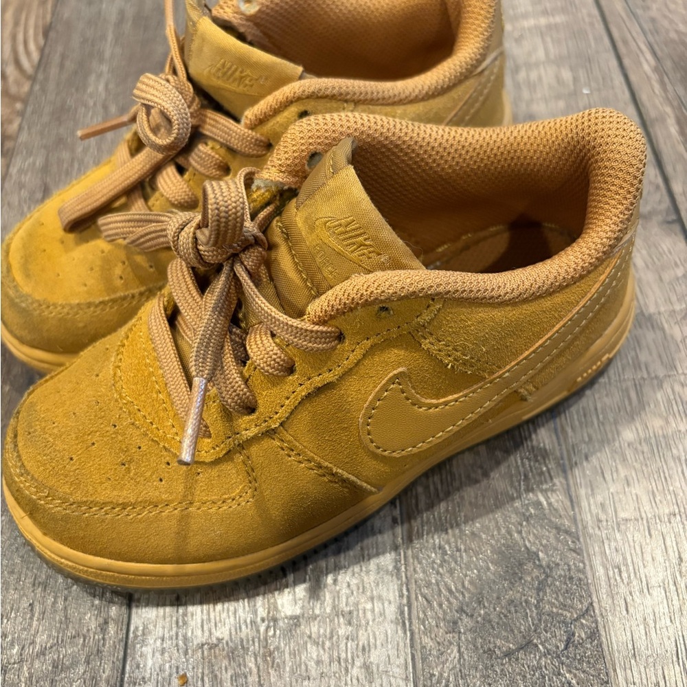 Nike Kids Air Force 1 LV8 3 wheat Sneakers 10c